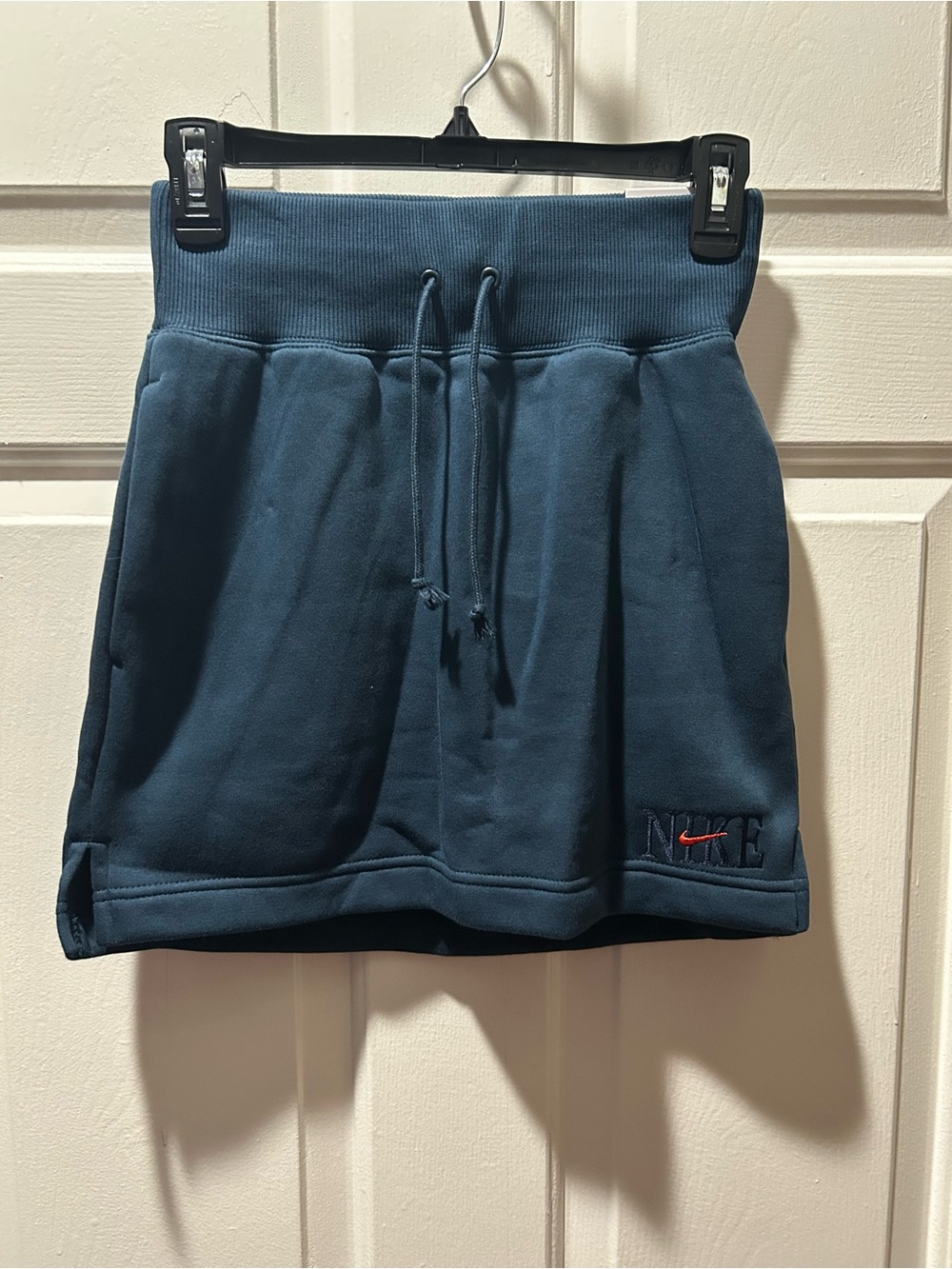 NWT Nike Sportswear Phoenix Fleece Women's Skirt in Armory Navy Size XS